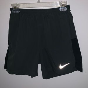 Gray Nike running shorts